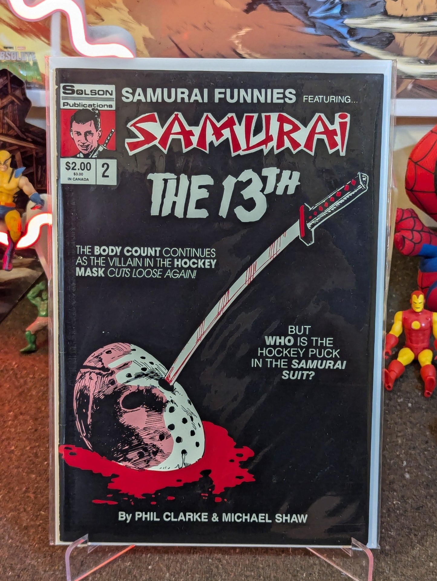SAMURAI FUNNIES #2 (1987) KEY ISSUE