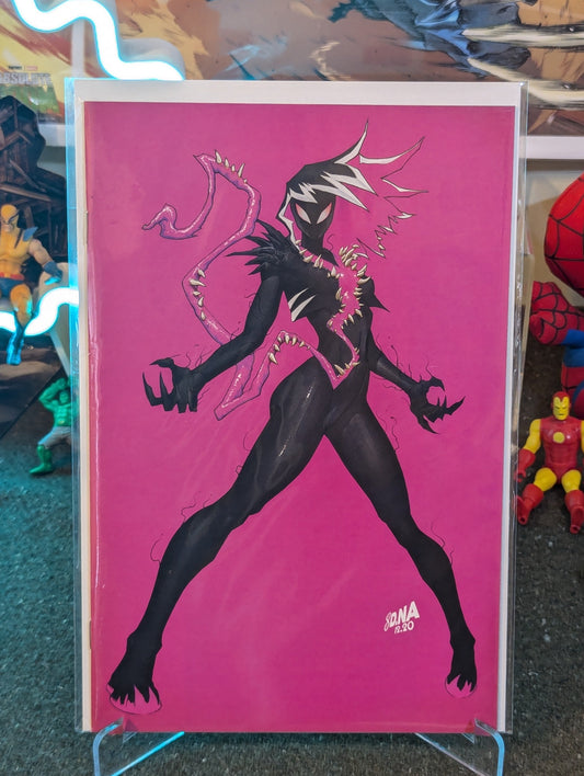KING IN BLACK : GWENOM VS CARNAGE #1 (2021) VIRGIN STORE VARIANT KEY ISSUE