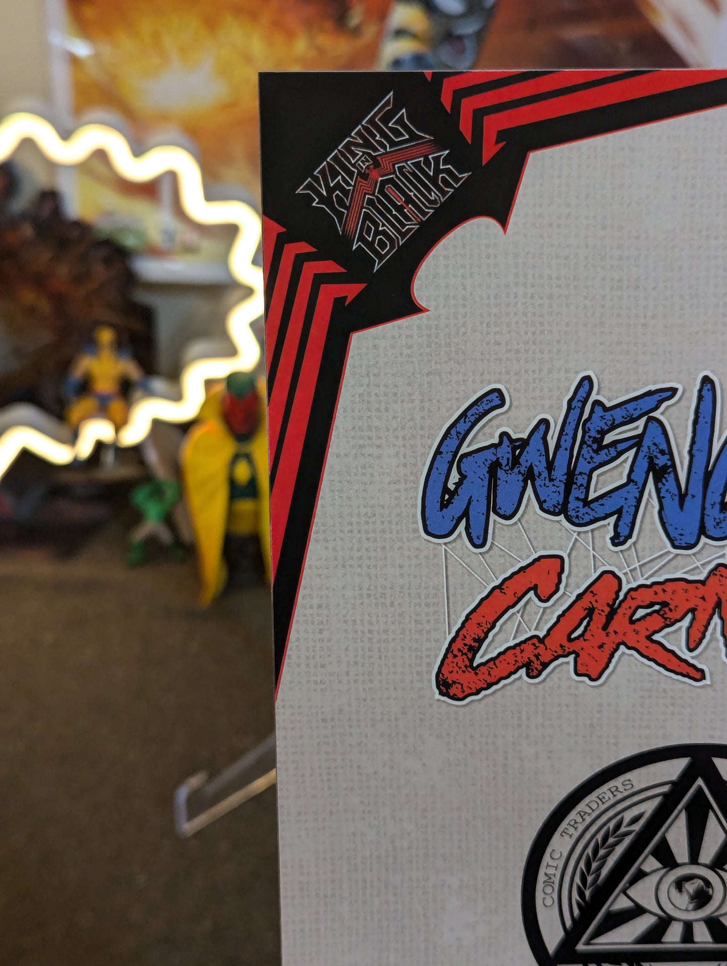 KING IN BLACK : GWENOM VS CARNAGE #1 (2021) VIRGIN STORE VARIANT KEY ISSUE