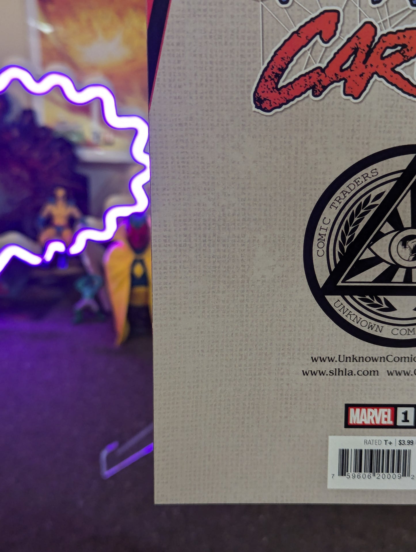 KING IN BLACK : GWENOM VS CARNAGE #1 (2021) VIRGIN STORE VARIANT KEY ISSUE