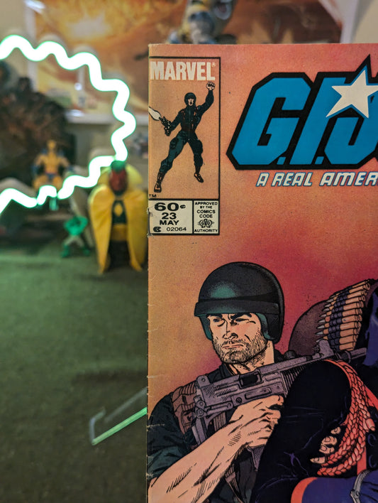 G.I. JOE #23 (1983) NEWSTAND COVER LOOSE