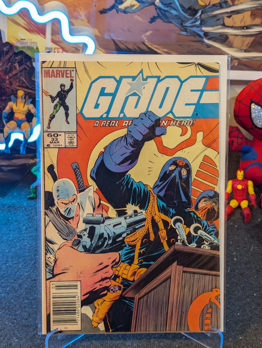 G.I. JOE #33 (1985) NEWSTAND