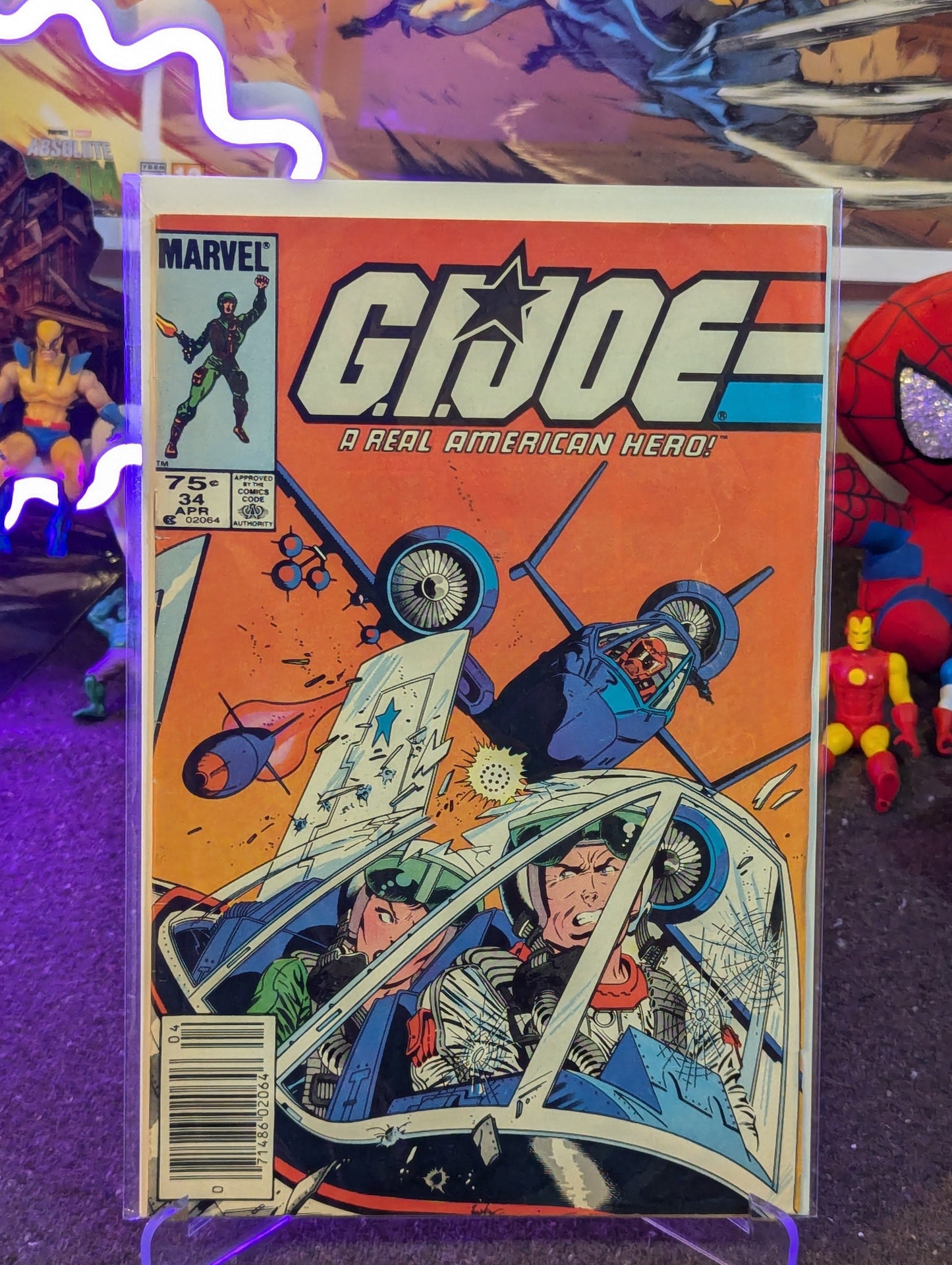 G.I. JOE #34 (1985) NEWSTAND