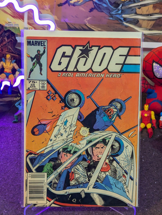 G.I. JOE #34 (1985) NEWSTAND