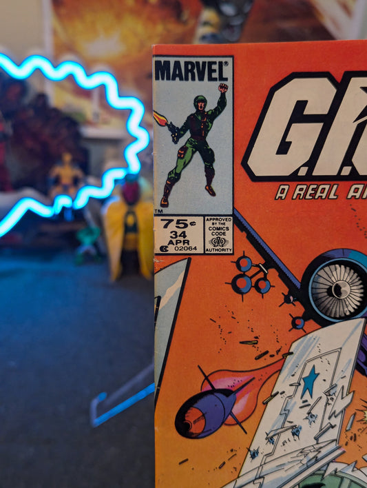 G.I. JOE #34 (1985) NEWSTAND