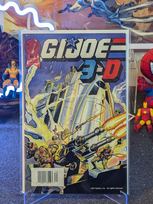 G.I. JOE 3-D #2 (1987) 3D GLASSES INCLUDED