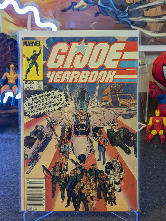 G.I. JOE YEARBOOK #1 (1985) NEWSTAND