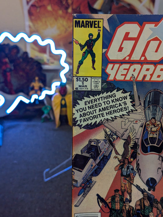 G.I. JOE YEARBOOK #1 (1985) NEWSTAND