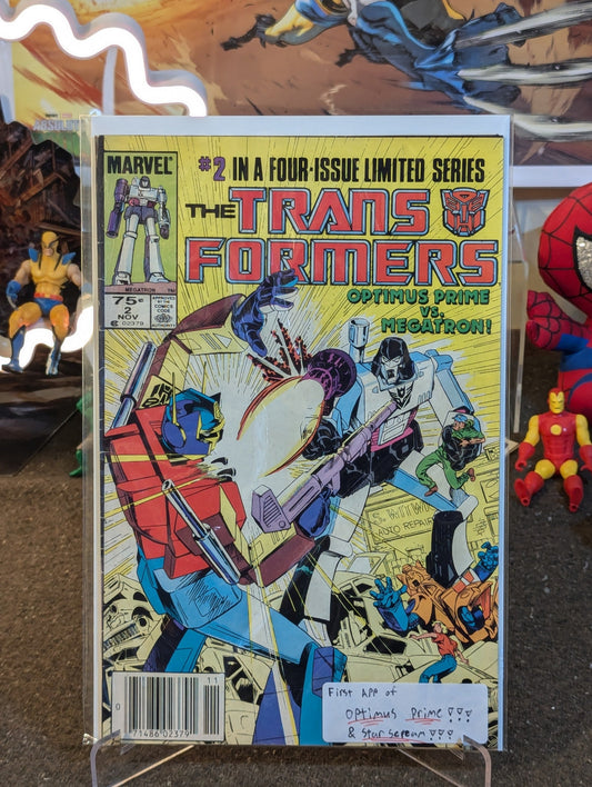 TRANSFORMERS #2 (1984) NEWSTAND KEY ISSUE