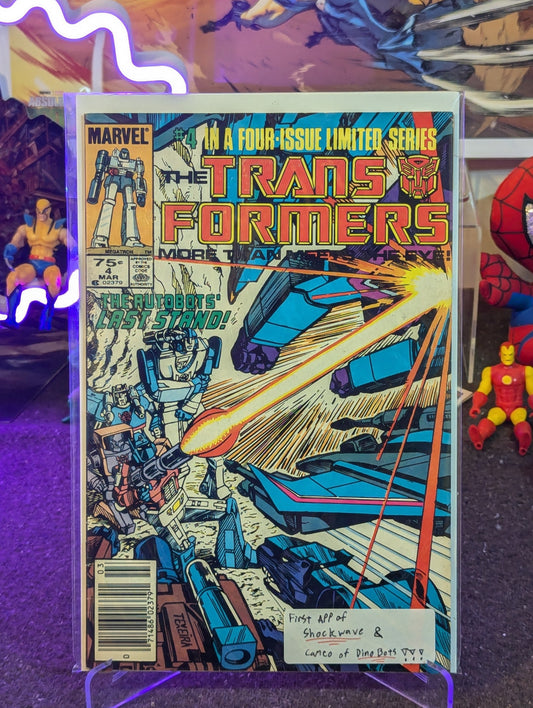 TRANSFORMERS #4 (1985) NEWSTAND KEY ISSUE