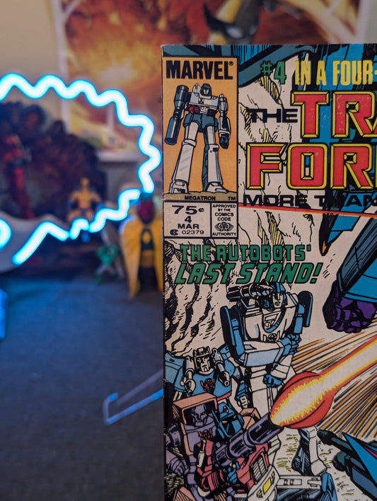 TRANSFORMERS #4 (1985) NEWSTAND KEY ISSUE