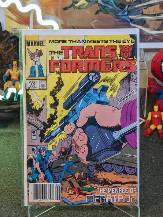TRANSFORMERS #13 (1986) NEWSTAND