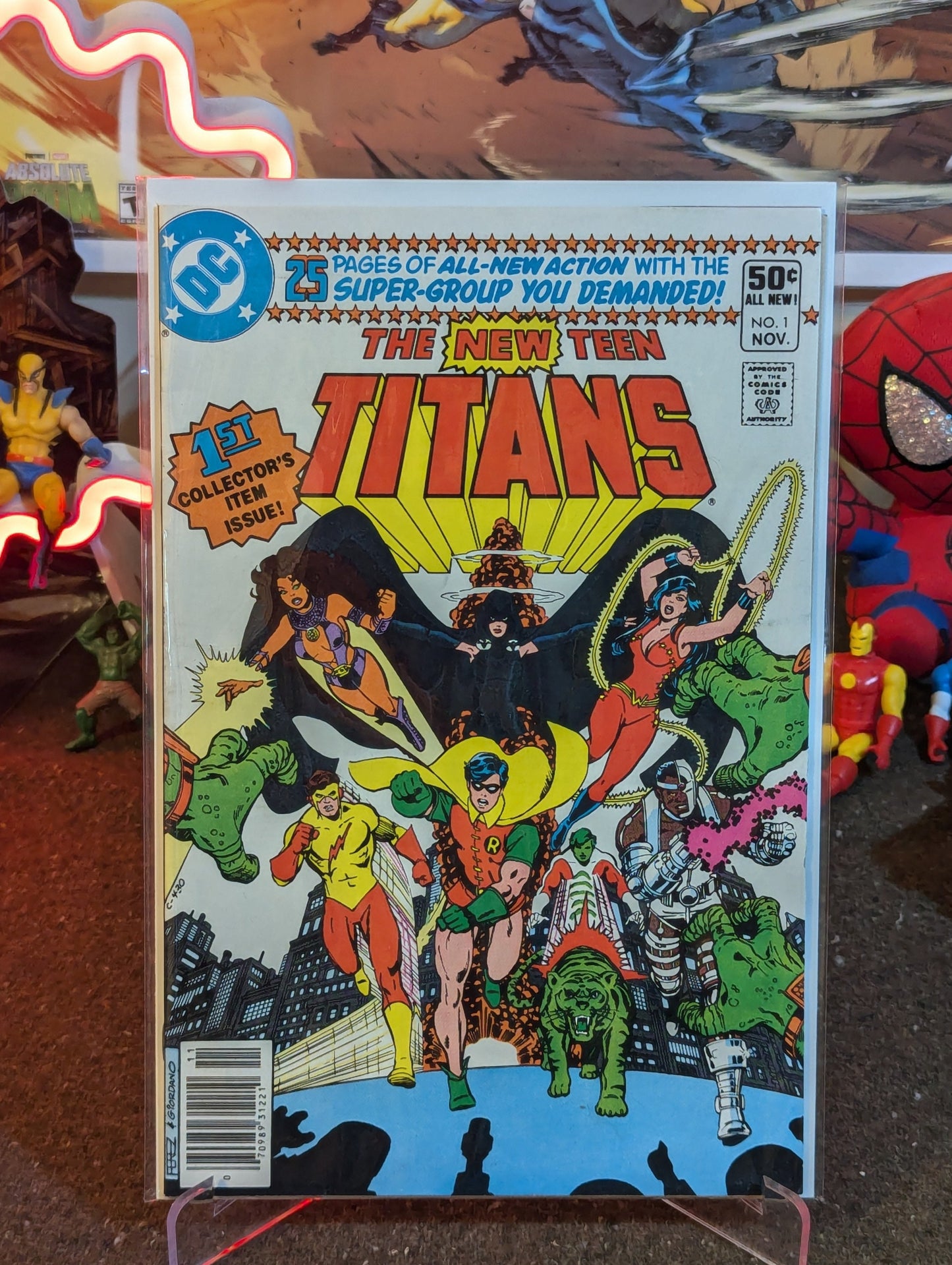 NEW TEEN TITANS #1 (1980) NEWSTAND KEY ISSUE
