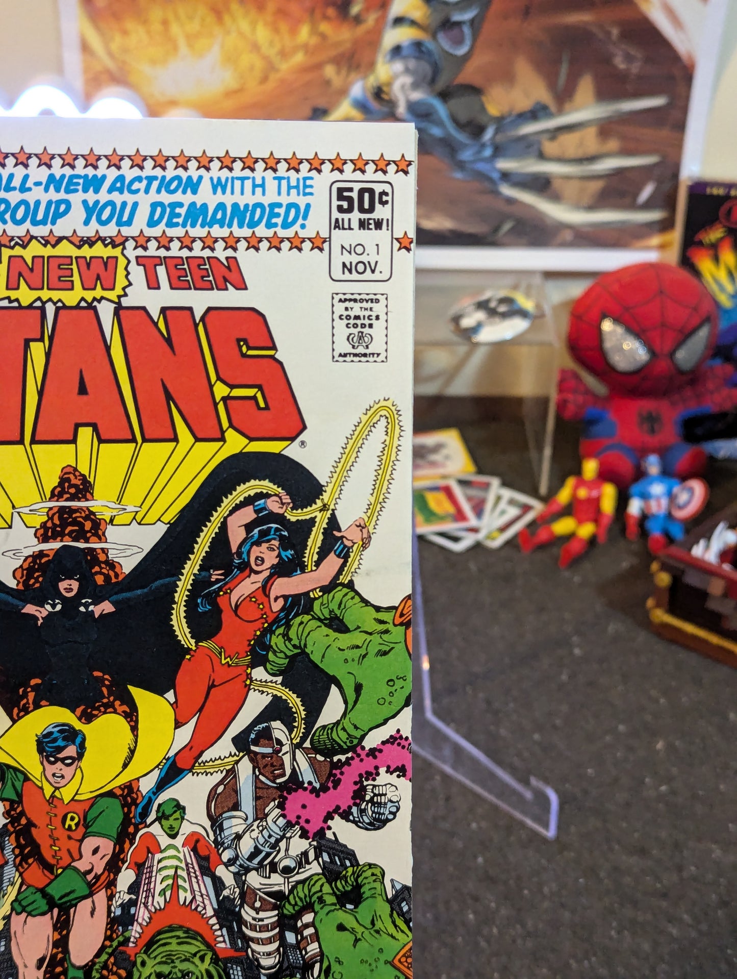 NEW TEEN TITANS #1 (1980) NEWSTAND KEY ISSUE