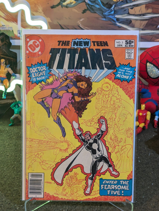 NEW TEEN TITANS #3 (1980) NEWSTAND KEY ISSUE