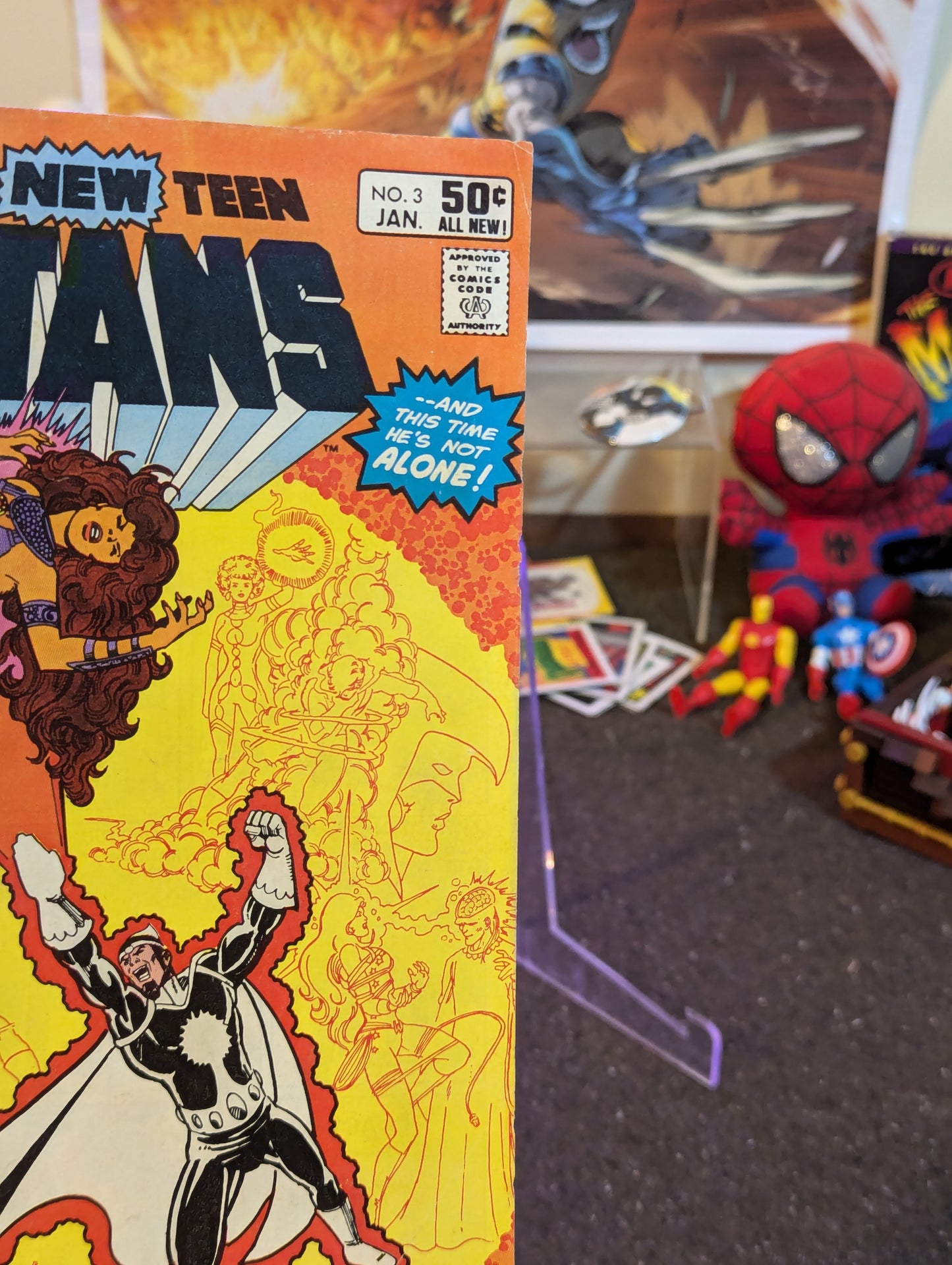 NEW TEEN TITANS #3 (1980) NEWSTAND KEY ISSUE