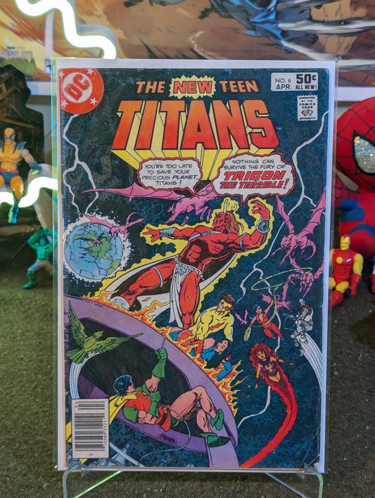 NEW TEEN TITANS #6 (1981) NEWSTAND KEY ISSUE