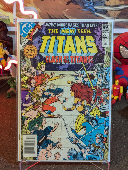 NEW TEEN TITANS #12 (1981) NEWSTAND