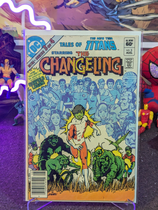TALES OF THE NEW TEEN TITANS #3 (1982) NEWSTAND KEY ISSUE