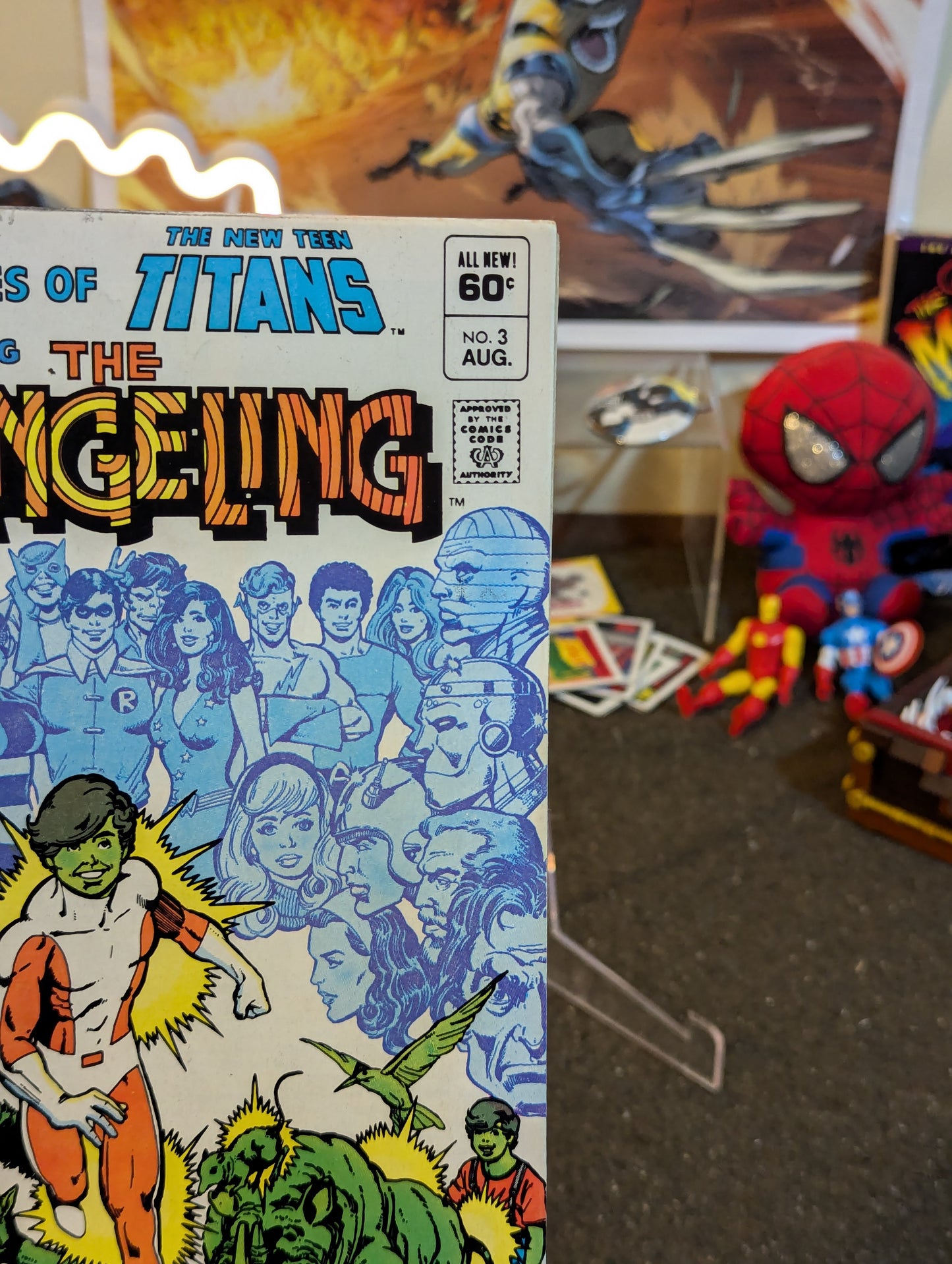 TALES OF THE NEW TEEN TITANS #3 (1982) NEWSTAND KEY ISSUE