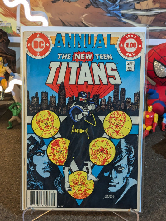 NEW TEEN TITANS ANNUAL #2 (1983) NEWSTAND KEY ISSUE