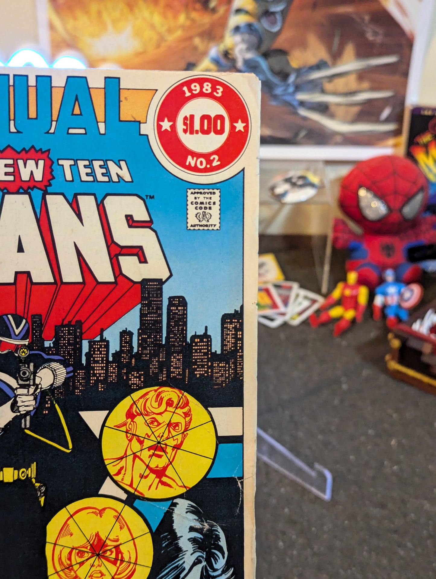 NEW TEEN TITANS ANNUAL #2 (1983) NEWSTAND KEY ISSUE