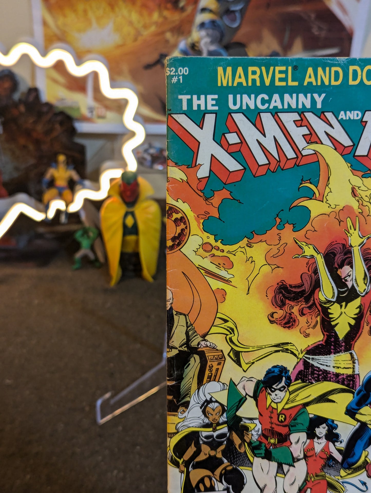 MARVEL & DC PRESENTS UNCANNY X-MEN & NEW TEEN TITANS #1 (1982) (LOSE PAGE!!!)