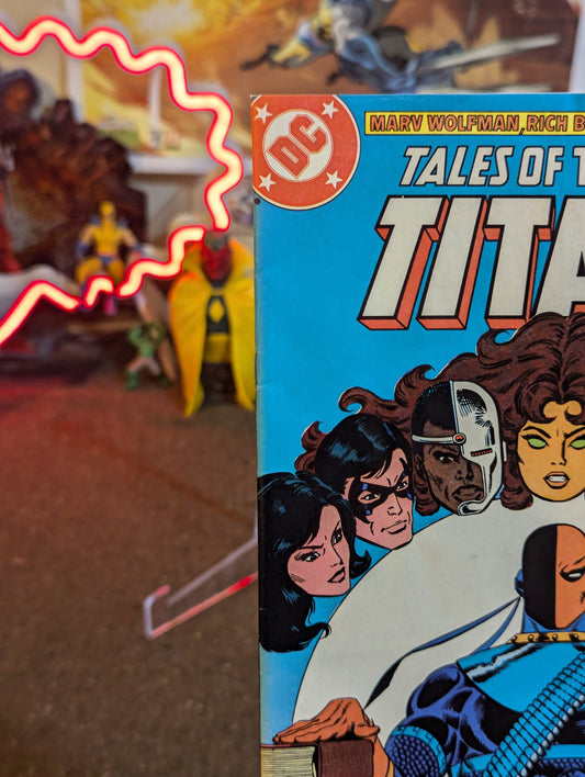 TALES OF THE TEEN TITANS #54 (1985) NEWSTAND KEY ISSUE