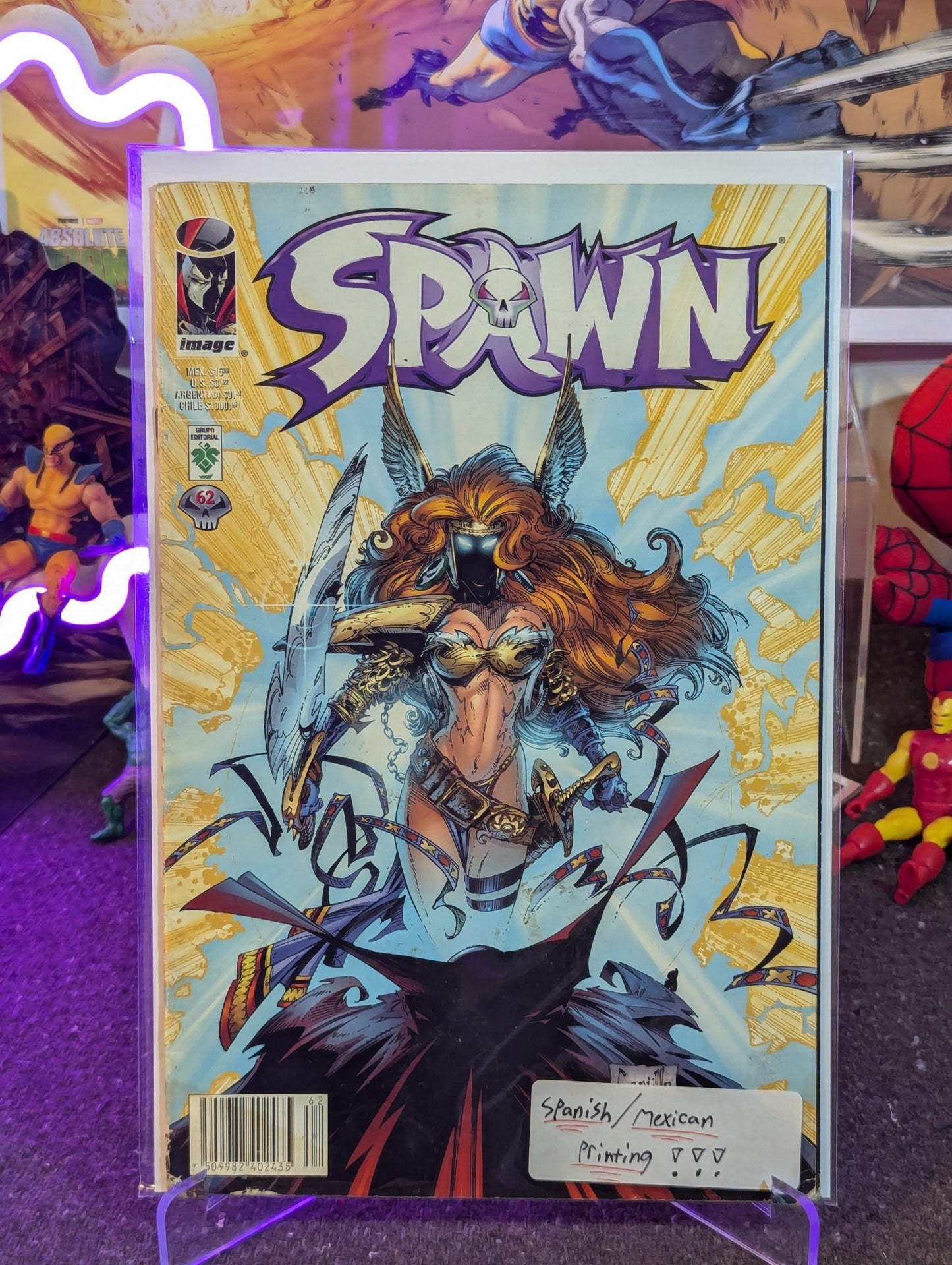 SPAWN #62 (1997) KEY ISSUE MEXICO PRINTING / SPANISH TEXT