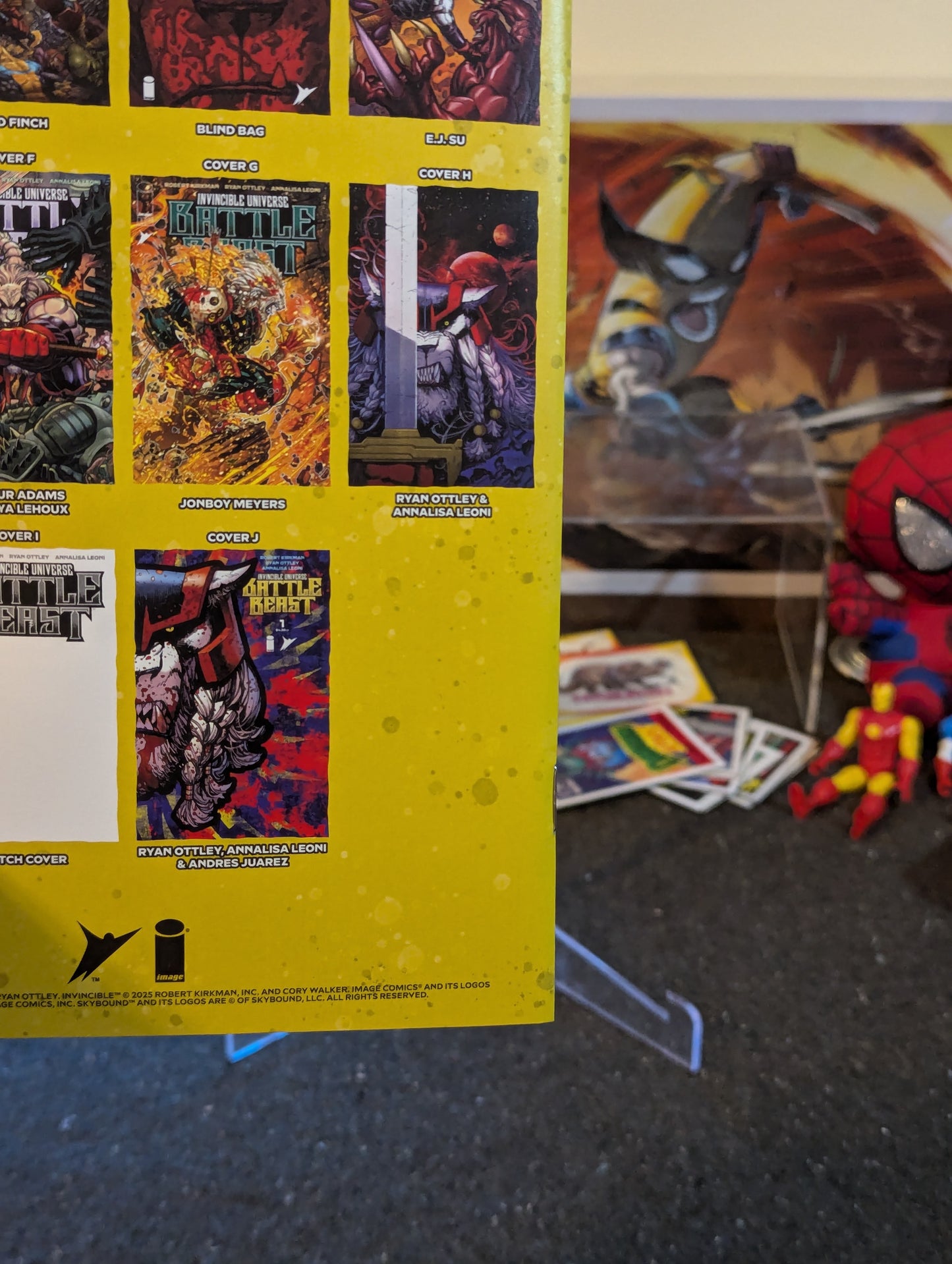 INVINCIBLE UNIVERSE : BATTLE BEAST #1 (2025) RATIO COVER KEY ISSUE