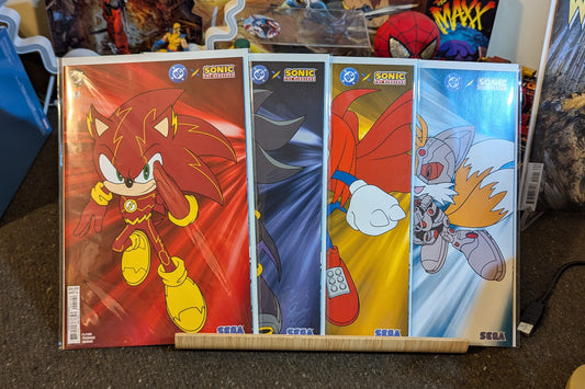 DC X SONIC #1 REPRINT SET VARIANTS (2025)