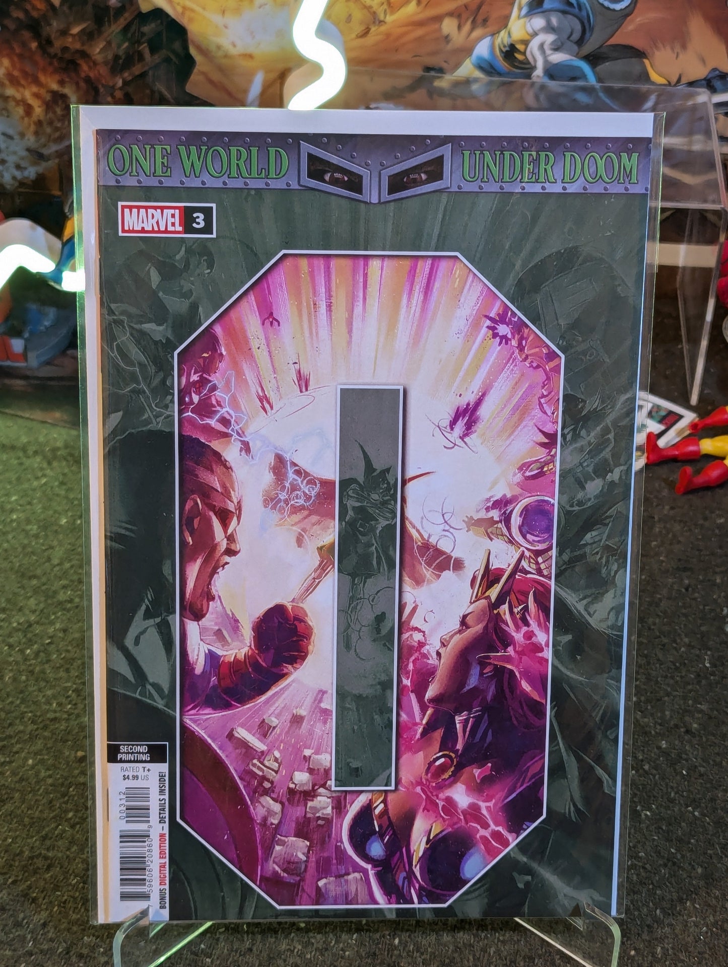 ONE WORLD UNDER DOOM #1-4 REPRINT CONNECTING COVER SET (2025)