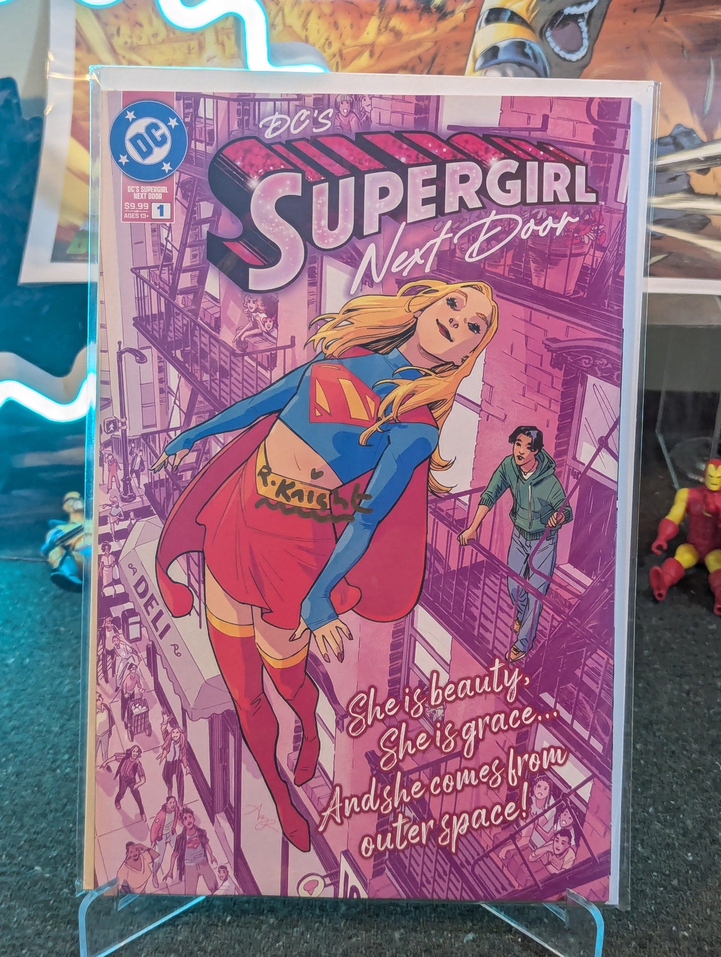 (SIGNED) DCS SUPERGIRL NEXT DOOR #1 (ONE SHOT) AMY REEDER A COVER