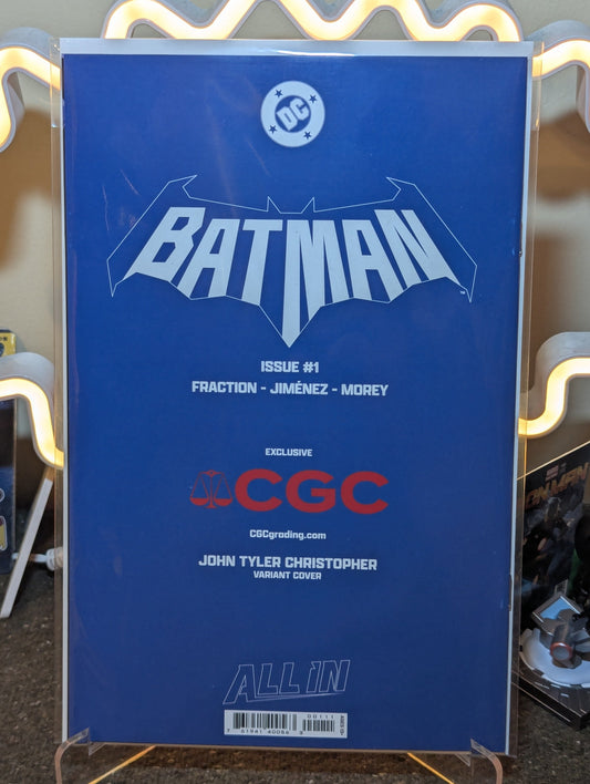 SDCC(2026) EXCLUSIVE BATMAN #1 CGC JOHN TYLER CHRISTOPHER COVER