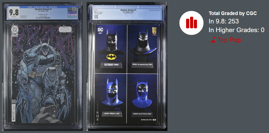 ABSOLUTE BATMAN #1 CGC 9.8 KEY ISSUE