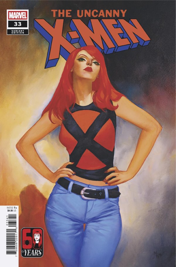 UNCANNY X-MEN #33 MARY JANE WATSON MEGHAN HETRICK D COVER