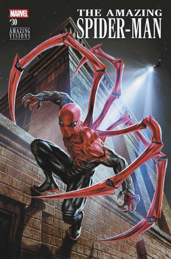 AMAZING SPIDER-MAN #30 AMAZING VISIONS LEE BERMEJO B COVER