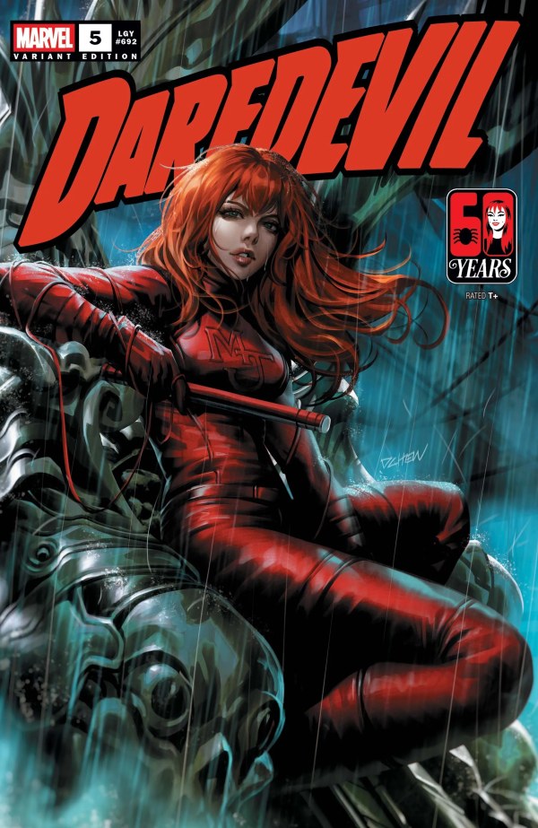 DAREDEVIL #5 MARY JANE WATSON DERRICK CHEW E COVER