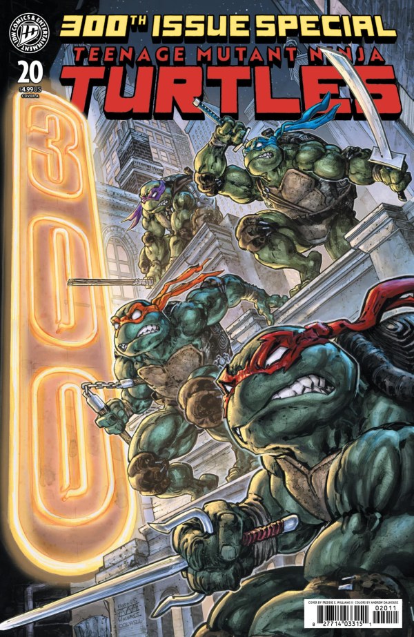 TEENAGE MUTANT NINJA TURTLES #20: 300TH SPECIAL FREDDIE E. WILLIAMS ll A COVER
