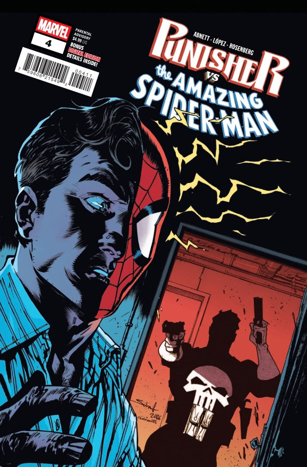 PUNISHER VS. SPIDER-MAN #4 JONAS SCHARF A COVER