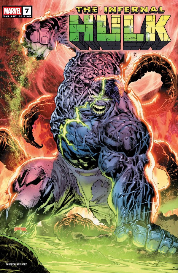 INFERNAL HULK #7 KEN LASHLEY B COVER