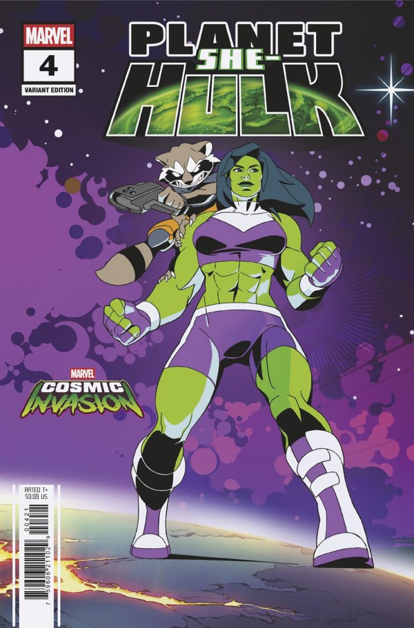 PLANET SHE-HULK #4 MARVEL COSMIC INVASION B COVER