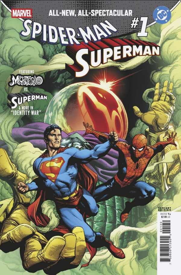 MARVEL/DC: SPIDER-MAN/SUPERMAN #1 GARY FRANK COVER