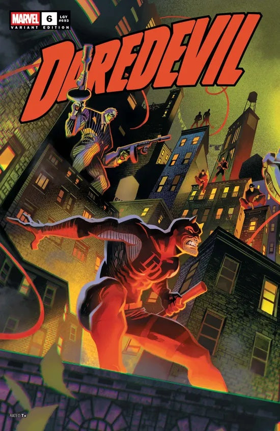DAREDEVIL #6 2-PART CONNECTING FLAVIANO D COVER