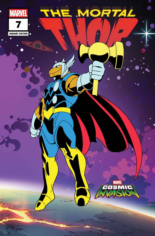 MORTAL THOR #7 MARVEL COSMIC INVASION B COVER