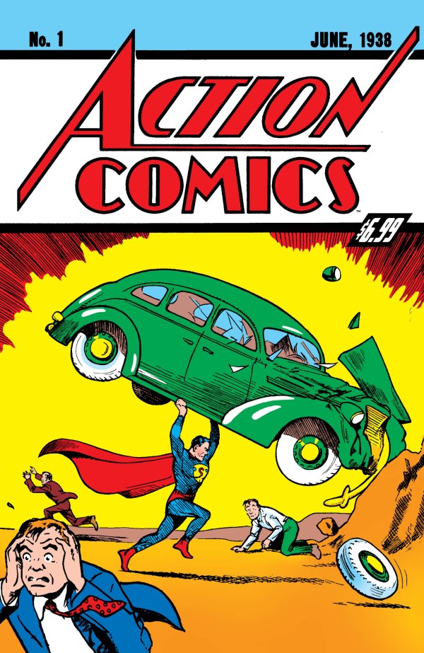 ACTION COMICS #1 (GOLDEN AGE SIZE) FACSIMILE EDITION JOE SHUSTER A COVER