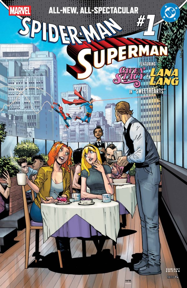 MARVEL/DC: SPIDER-MAN/SUPERMAN #1 HUMBERTO RAMOS COVER