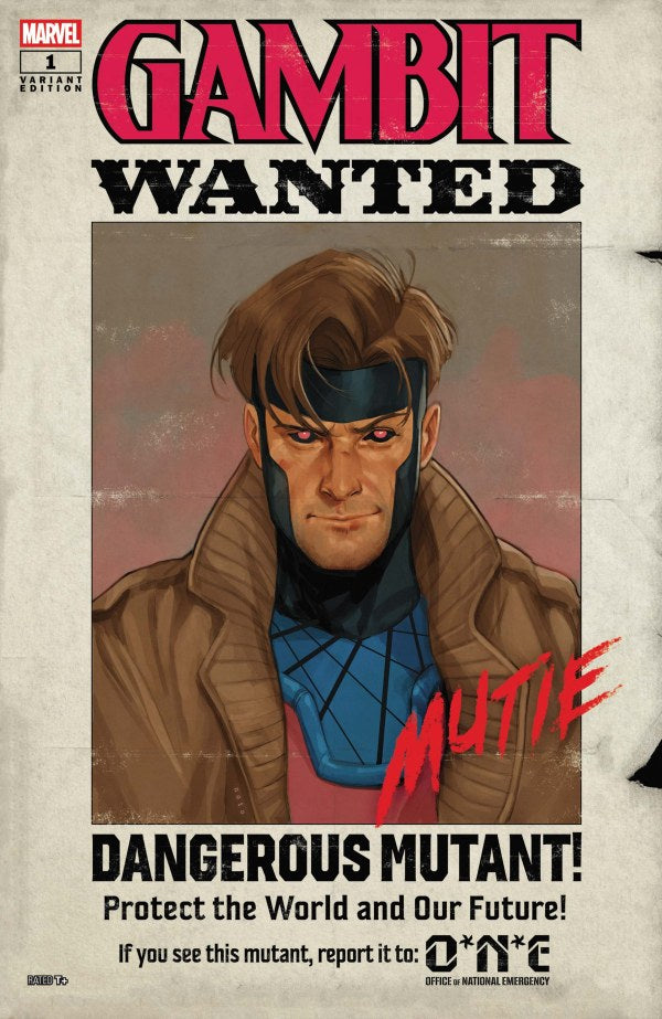 GAMBIT: WANTED #1 WANTED POSTER (B) PHIL NOTO F COVER