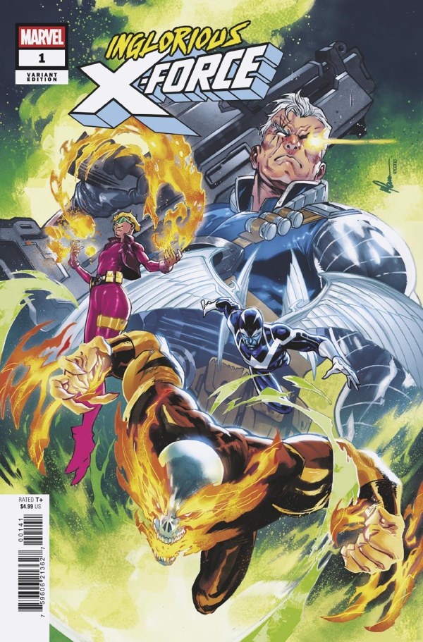 INGLORIOUS X-FORCE #1 FRANCESCO MANNA D COVER