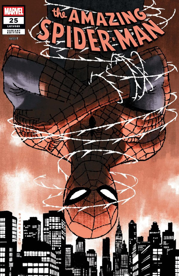 AMAZING SPIDER-MAN #25 MARK CHIARELLO E COVER